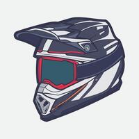 Helmet Motorcycle Cartoon Vector Icon, Cartoon Vector Icon Concept Flat Design. Draw Cartoon Vector Icon Illustration Helmet Motorsycle In Flat Style. Icon Cartoon Vector Helmet Motorsycle Side View