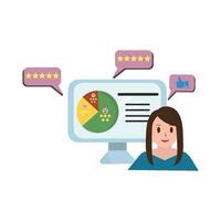 Illustration of feedback vector