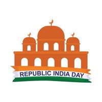 Illustration of republic day vector