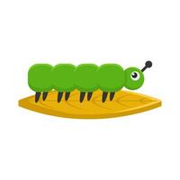 Illustration of cute caterpillar vector