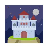 Illustration of castle vector