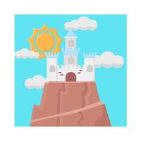 ilustración del castillo vector