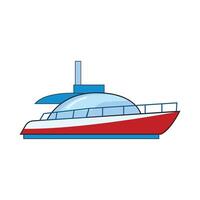 Illustration of boat vector