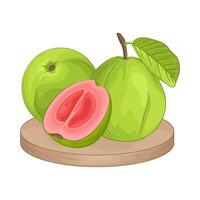 ilustración de guayaba vector