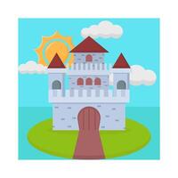 ilustración del castillo vector