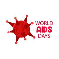 Illustration of world aids day vector