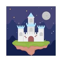 ilustración del castillo vector