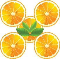 Seamless citrus vector pattern on striped background Hand drawn illustration with lemons