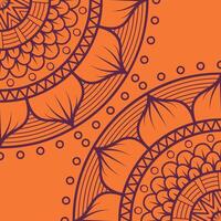 Mandala On Islamic Circles Vintage Flowers Abstract Unique Pattern With Wedding Card Background Design png classic images vector
