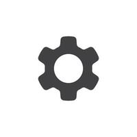 Gear logo icon vector