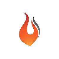 Fire flame logo vector