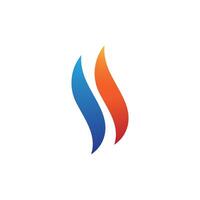 Fire flame logo vector