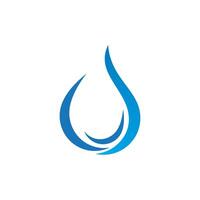 Water drop logo vector