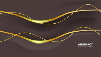 Abstract background black gold luxury with line, perfect with wallpaper device, website, banner or template ppt vector