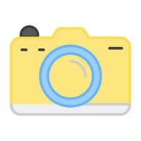 A unique design icon of digital camera vector