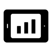 A perfect design icon of mobile data vector