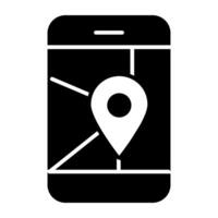 A trendy vector design of mobile location