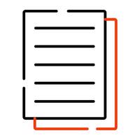 A premium download icon of papers vector
