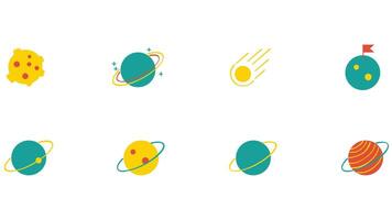 Space, planets, and solar system vector illustration