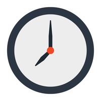 An editable design icon of clock vector