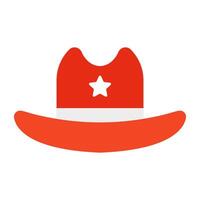 A unique design icon of cowboy hat vector
