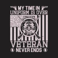 Veteran Design, Veteran Day, Thank you Veteran vector