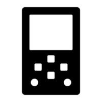 Icon of brick game, editable vector