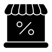 A perfect design icon of shop discount vector