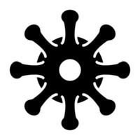An icon design of covid 19 vector