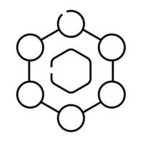 A trendy vector design of chemical structure