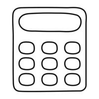 Creative design icon of calculator vector