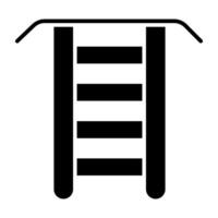 Dumbbell shelf icon in trendy design vector