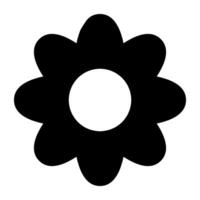 A trendy vector design of flower
