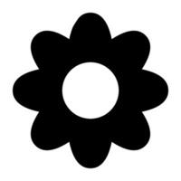 A trendy vector design of flower