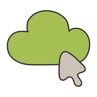 Perfect design icon of cloud vector