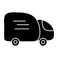 Perfect design icon of cargo van vector