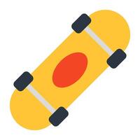 An icon design of skateboard vector