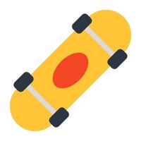 An icon design of skateboard vector