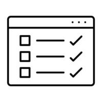 A colorful design icon of task list vector