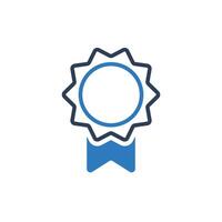 Award Symbol, Badge Icon, Medal, Label vector Line Icon isolated on white background