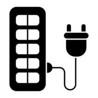 A premium download icon of electric cord vector