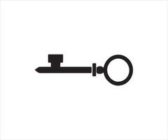 Key icon vector design illustration template. Key icon vector design inspiration