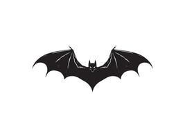 Bat icon isolated on white background. Vector illustration.