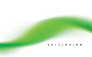 abstract green swoosh wavy background vector