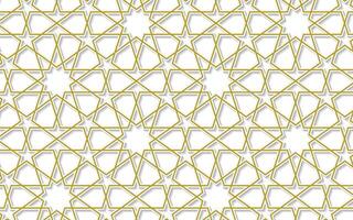 arabic pattern design islamic motif background vector