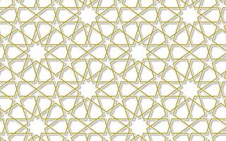 arabic pattern design islamic motif background vector