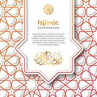 Islamic background with patten ramadan kareem, social media template vector design