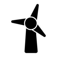 An editable design icon of windmill vector