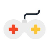 An editable design icon of gamepad vector