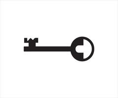 Key icon vector design illustration template. Key icon vector design inspiration